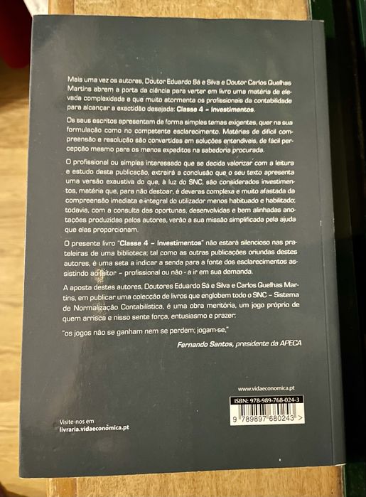 Classe 4 - Investimentos