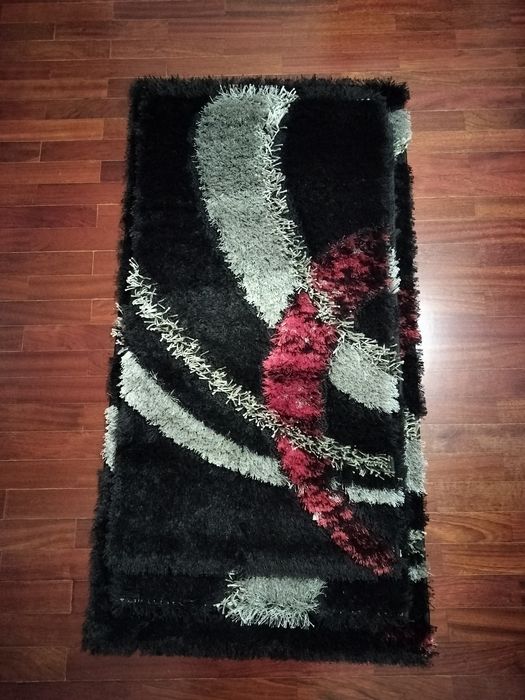 Tapetes Solaris pretos cinza e vermelho