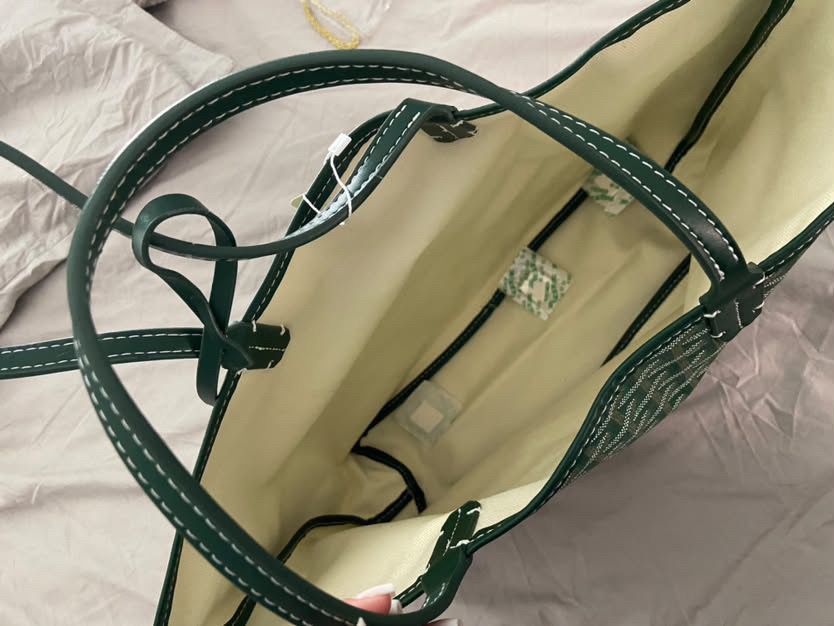Mala Goyard verde – Shopper
