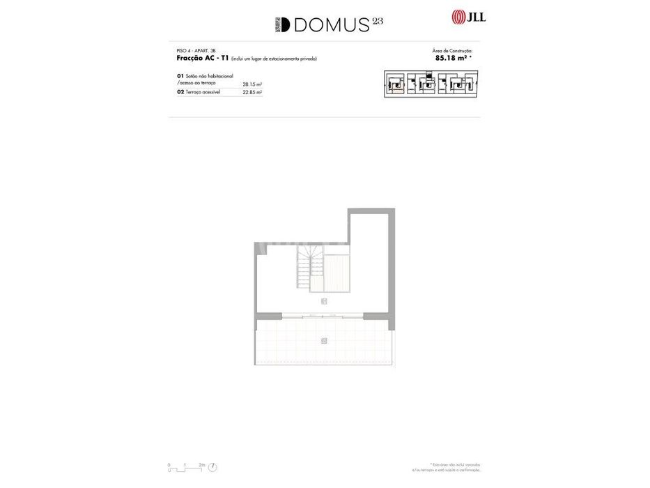Apartamento T1+1 Duplex com estacionamento, no DOMUS, Lagos, Algarve