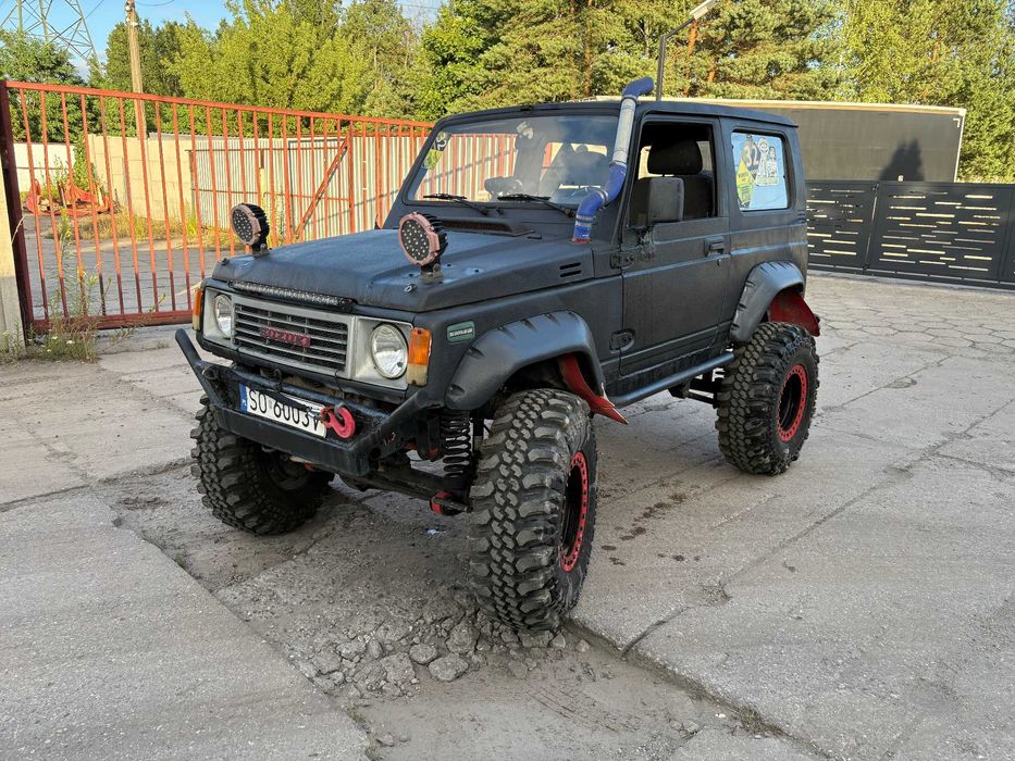 Suzuki Samurai 1.9TDI na sprężynie, blokady