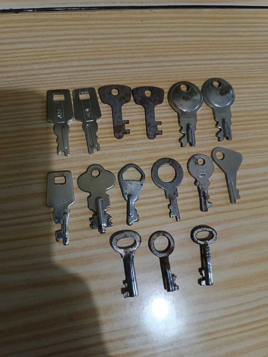 Coleção de mini chaves