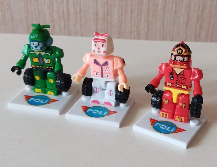 Фігурки Полі. Poli. 3 штуки.