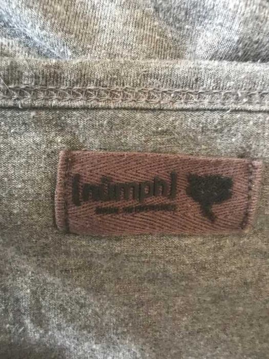 106 Szara bluzka tunika na krótki rękaw ze słoniem rozmiar M