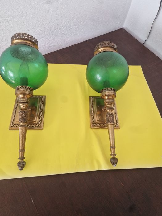 Candeiros de parede  antigos