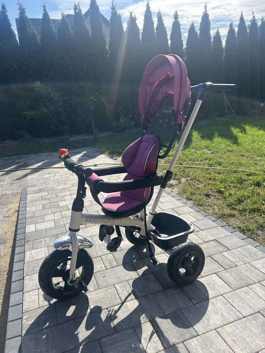 ecotoys Wózek rowerek 2w1
