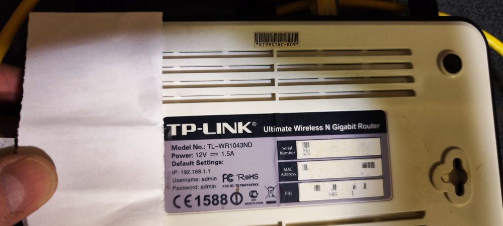 Router TP-LINK TL-WR1043ND