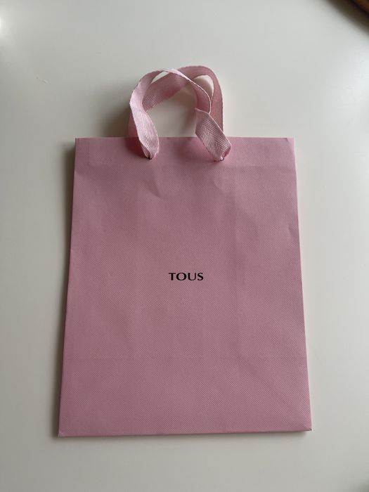 Tous różowa torebka prezentowa papierowa 20/25