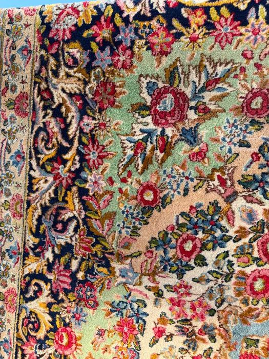 Dywan Perski Wełniany Kaszmirowy Iran Kerman Kirman 415x300 gal 18 tyś