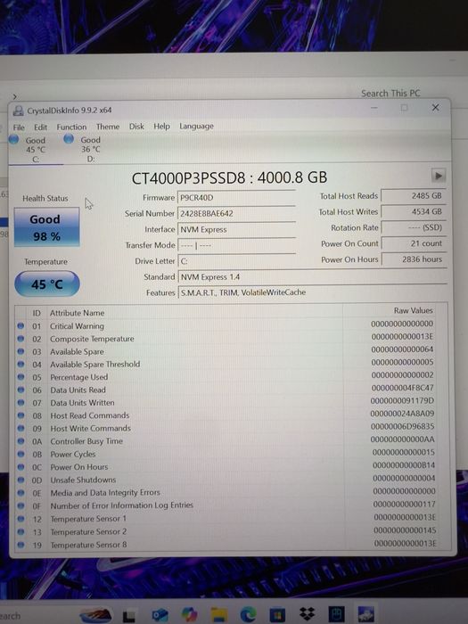 SSD Crucial P3 Plus 4TB