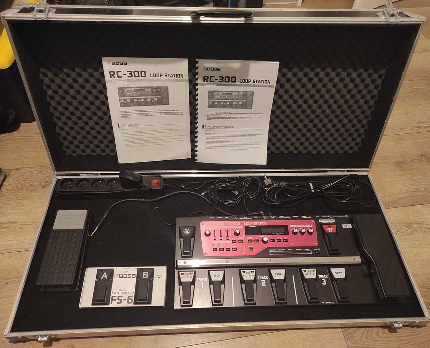 Zestaw: Boss RC-300 Loop station + FS-6 + Roland EV-5