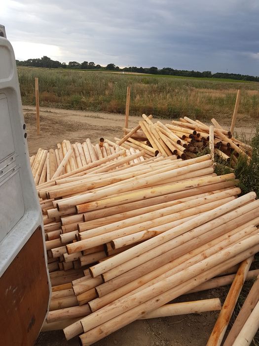 Bale walki toczone palisada kołki sztachety