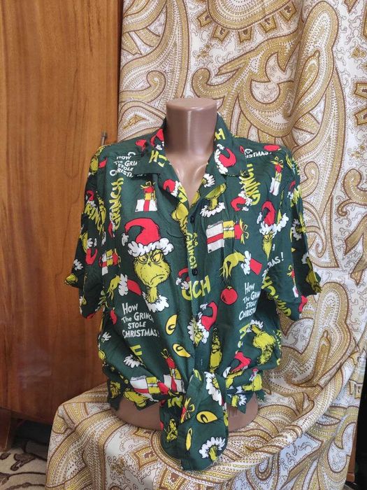 Гринч рубашка le grinch размер l primark
