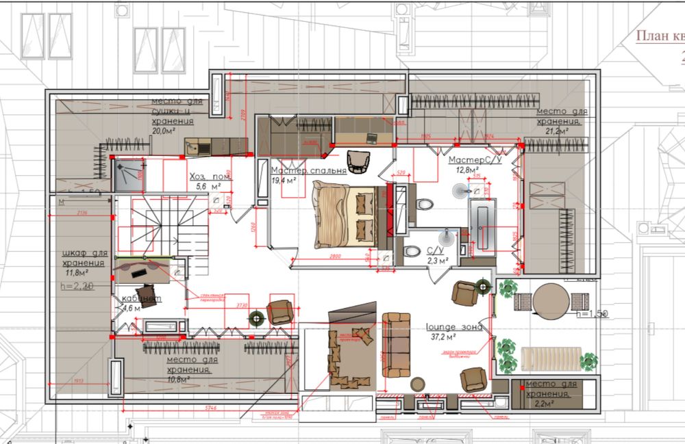 Многокомнатная квартира по адресу Куликово поле пл. (площадь 201 м²) - Atlanta.ua - фото 21