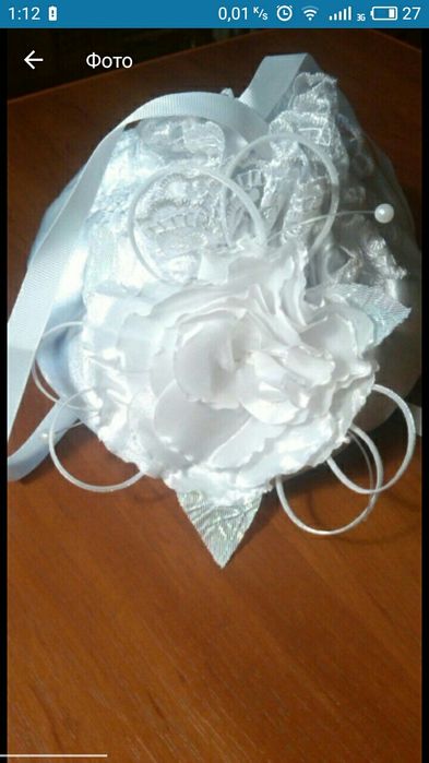 Белая свадебная сумочка, сумка, как новая