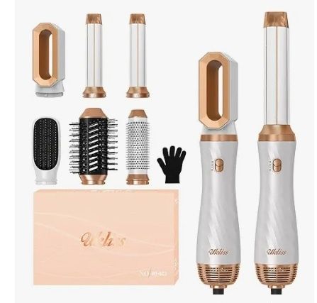 Secador, alisamento, modelador de cabelo 6 em 1 . Estado novo.