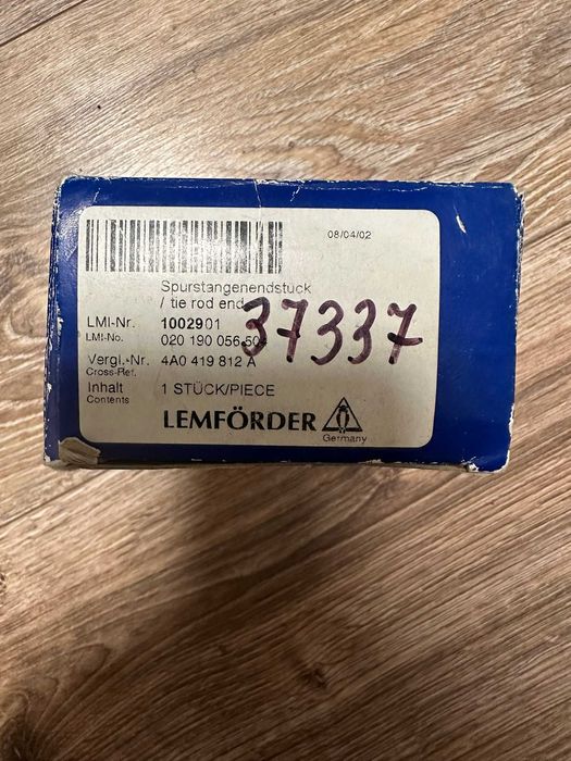 Наконечник рулевой тяги внешний 1002901 Lemforder