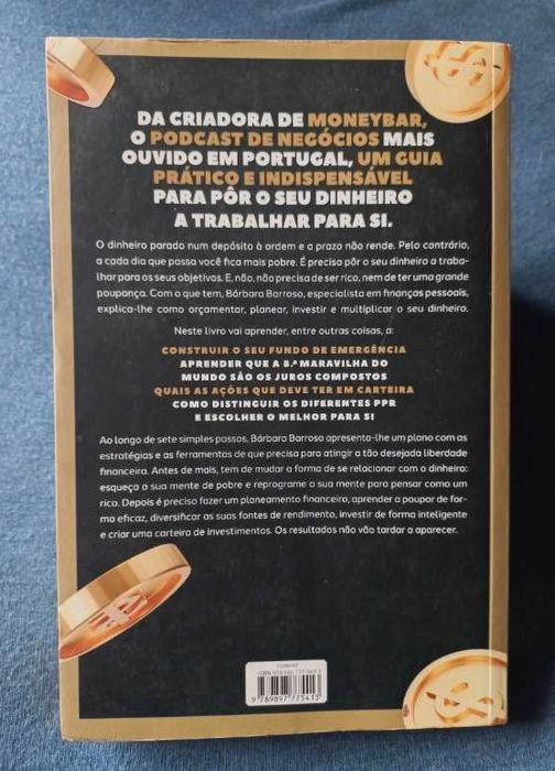 Ponha o Seu Dinheiro a Trabalhar para Si - Bárbara Barroso (7 passos para aprender a investir e atingir a liberdade financeira)