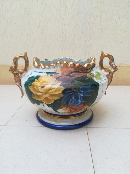 Centro de mesa em porcelana