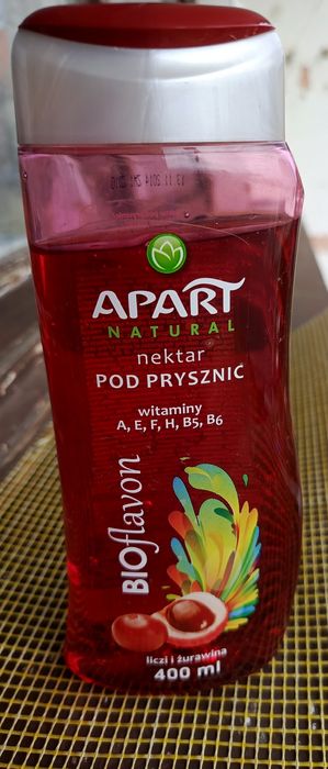 APART   Żel /  Szampon do włosów  LICZI ŻURAWINA   400   ml.