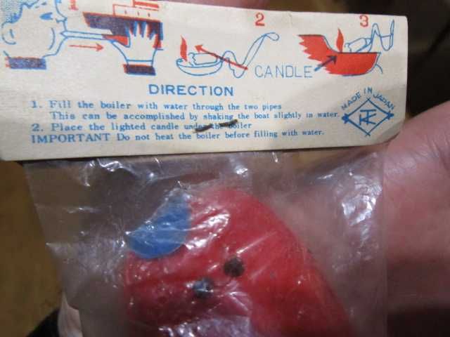 popop boat steam    antigo na embalagem original