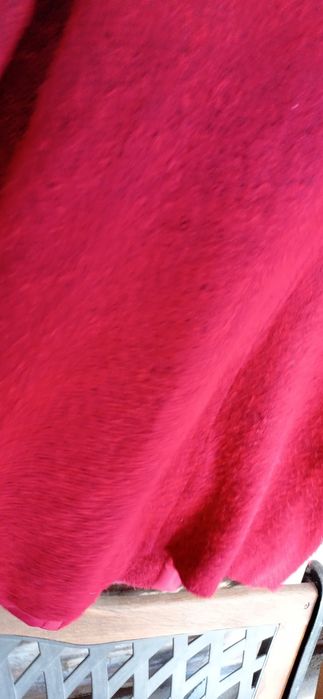 Casaco de lã L vermelho
