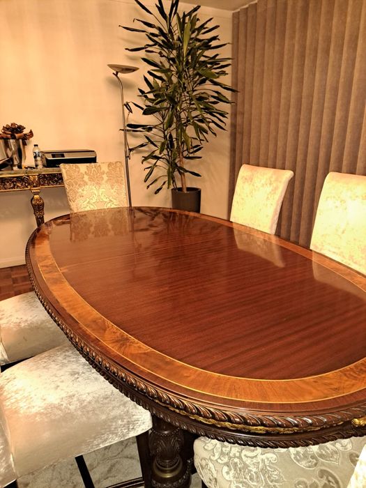 Gilded Table with 6 Chairs64586505166850121