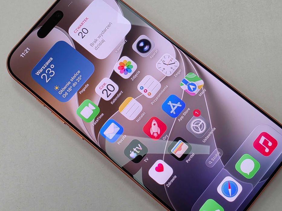 iPhone 17 PRO MAX 256GB Dual SIM (SIM + eSIM)/ Cosmic Orange/ A3526/ BAT 100%/ Grade A/ + ładowarka/ 8.11.25 z iDream