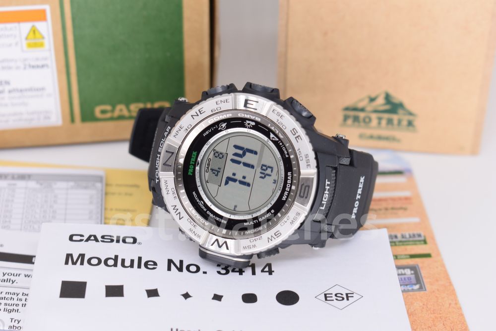 Casio Pro-Trek PRW-3500-1E NEW ORIGINAL | Triple Sensor | Tough Solar