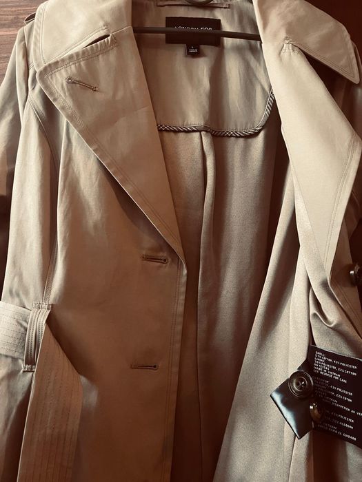 Плащ весна/осінь London Fog, жіночий, розмір L, світло-оливковий Новий