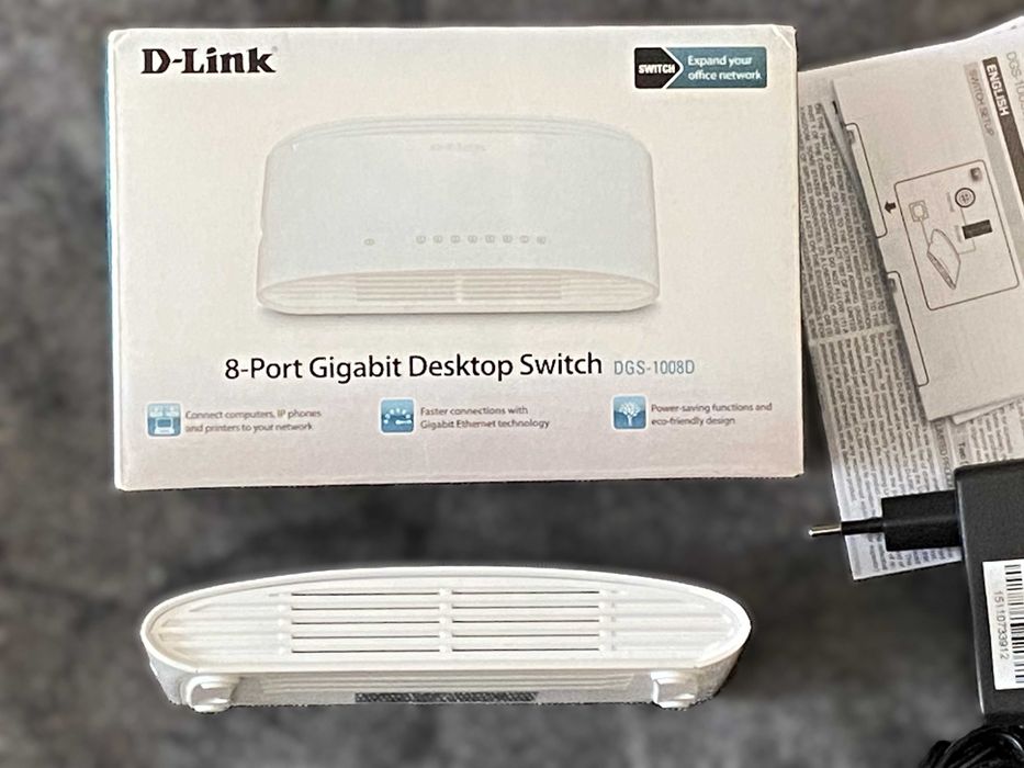 Мережевий комутатор D-Link DGS-1008D