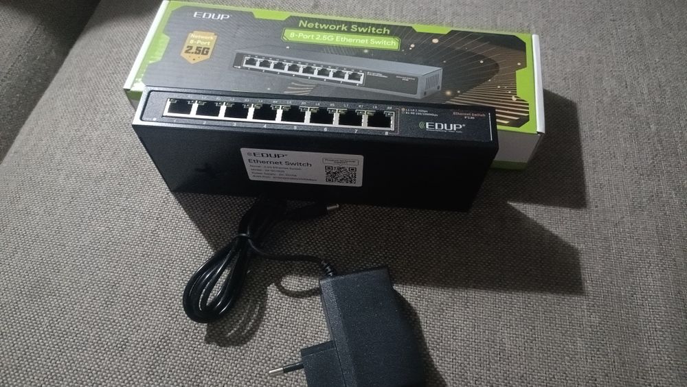 Switch EDUP 8x 2.5 Gbps EP-SG7820