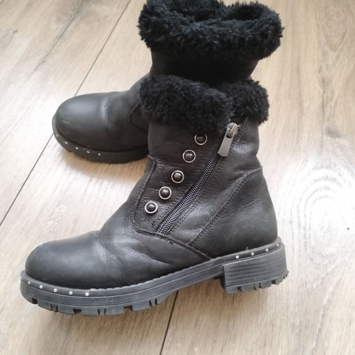 Чобітки шкіряні, 32р.