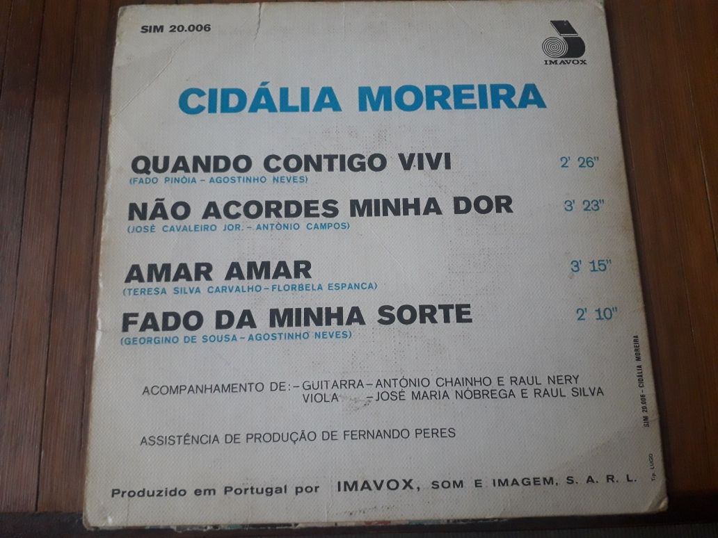 Cidália Moreira (vinil)