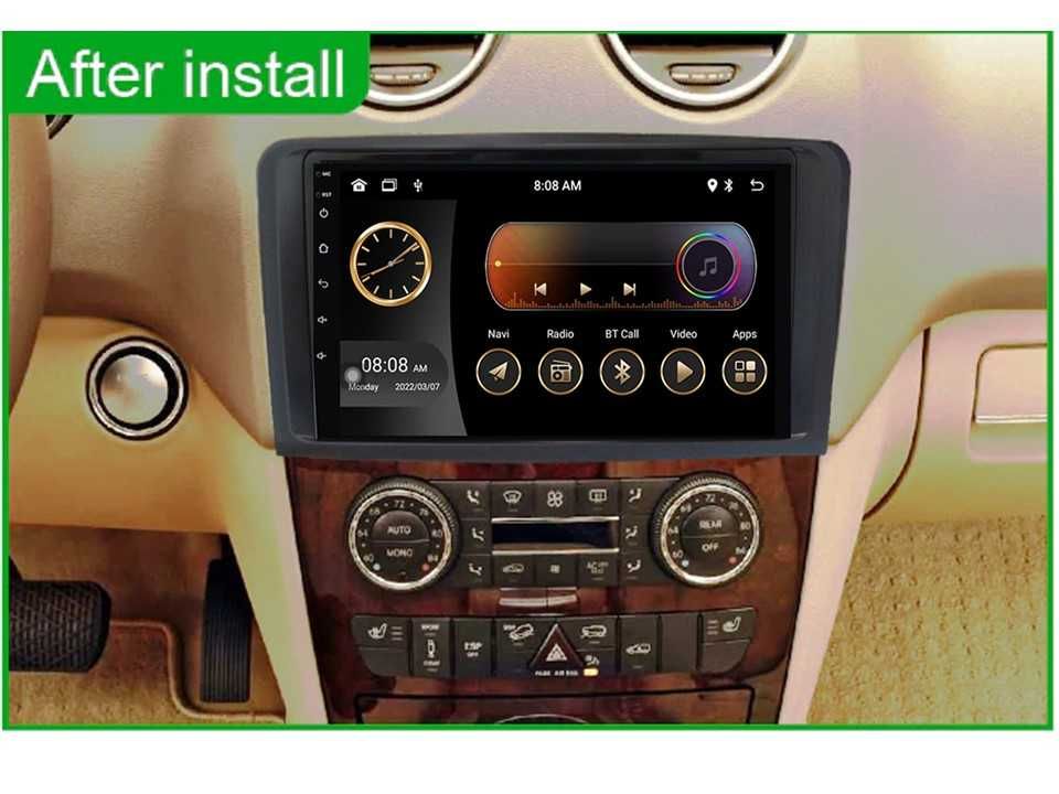 Radio samochodowe Android Benz ML-Class (W164) 2006.-2010 (9")