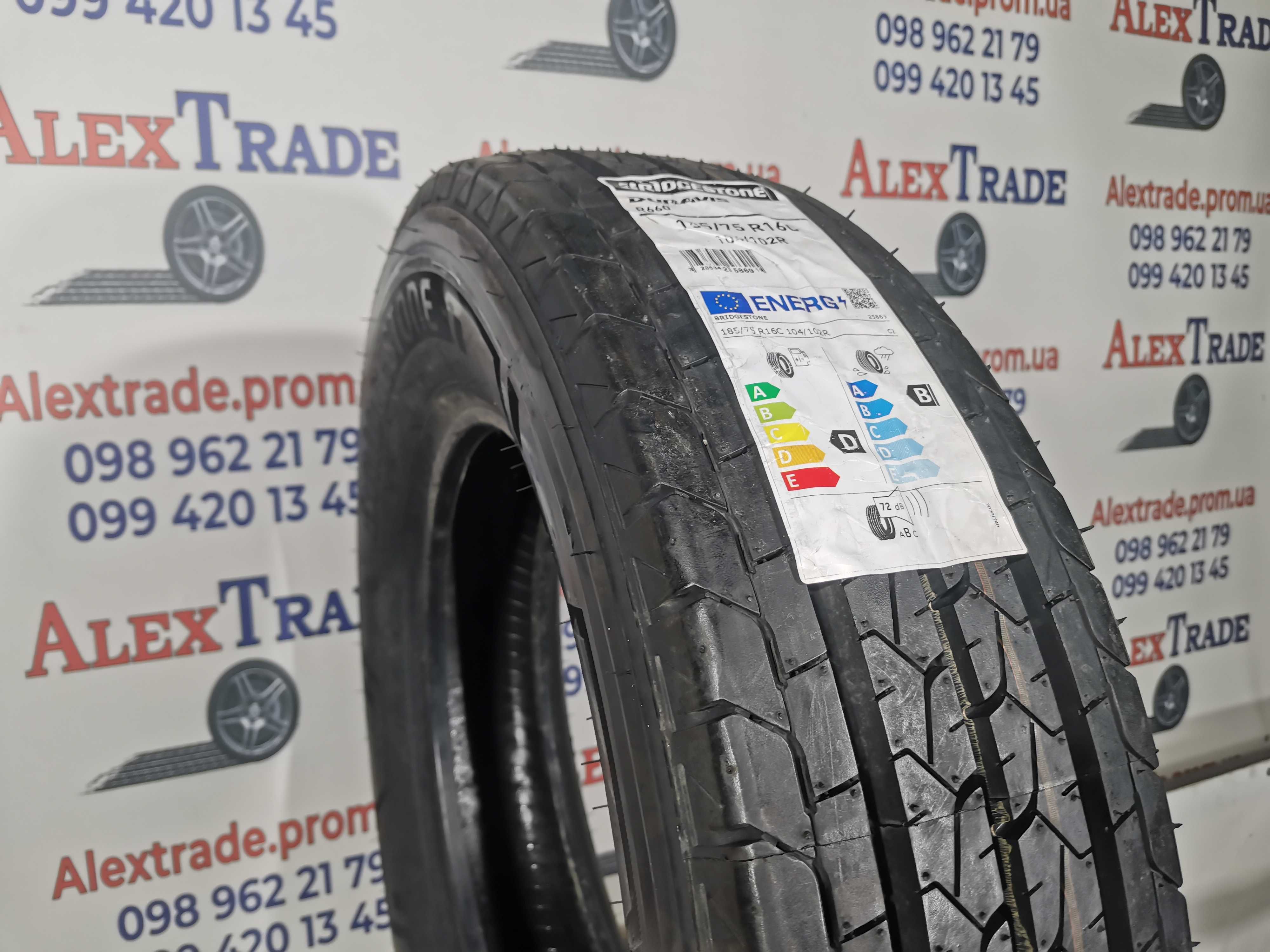 1 шт. 185/75 R16C цешка Bridgestone Duravis R660 одна нова літня шина