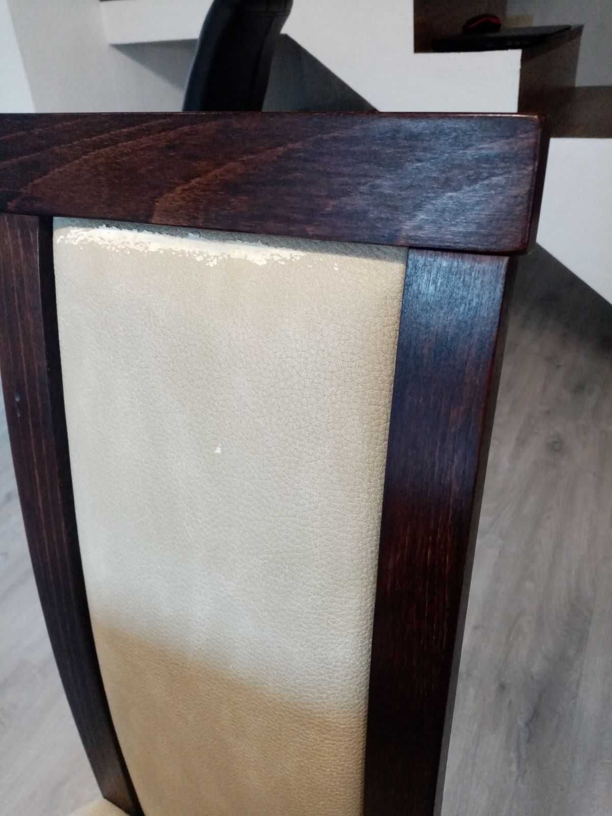 Stół i krzesła dąb Sonoma