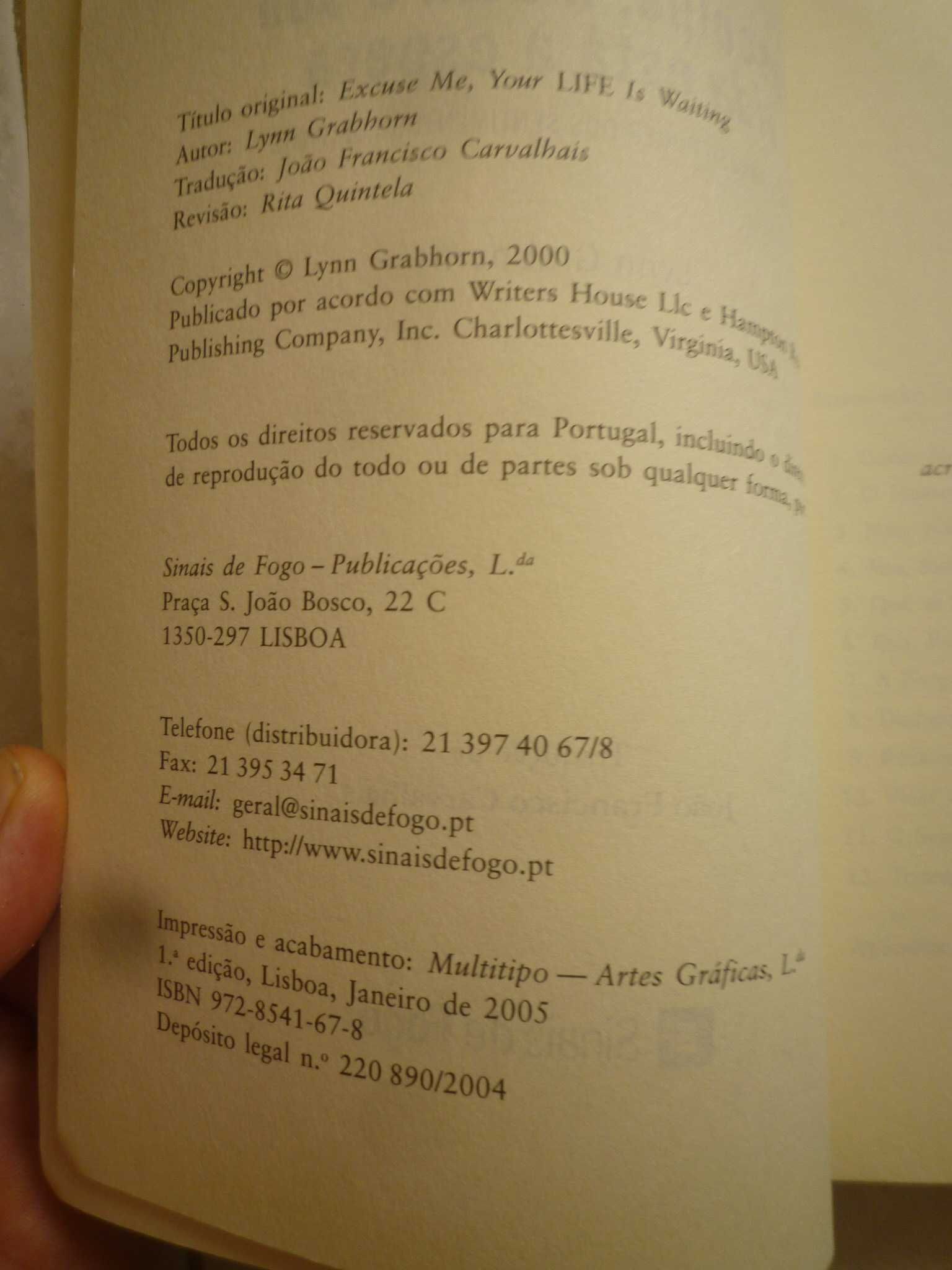 Desculpe, Mas... A Sua Vida Está à Espera de Lynn Grabhorn