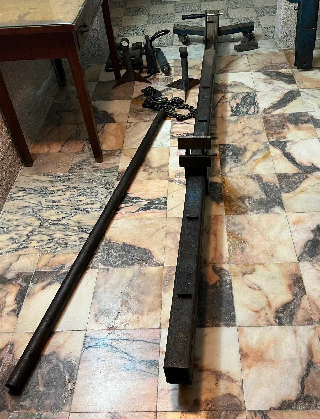 Conjunto de Esticador Hidráulico para Carroçarias + Corrente + Martelo
