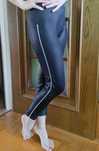Legginsy damskie z zamkiem z boku