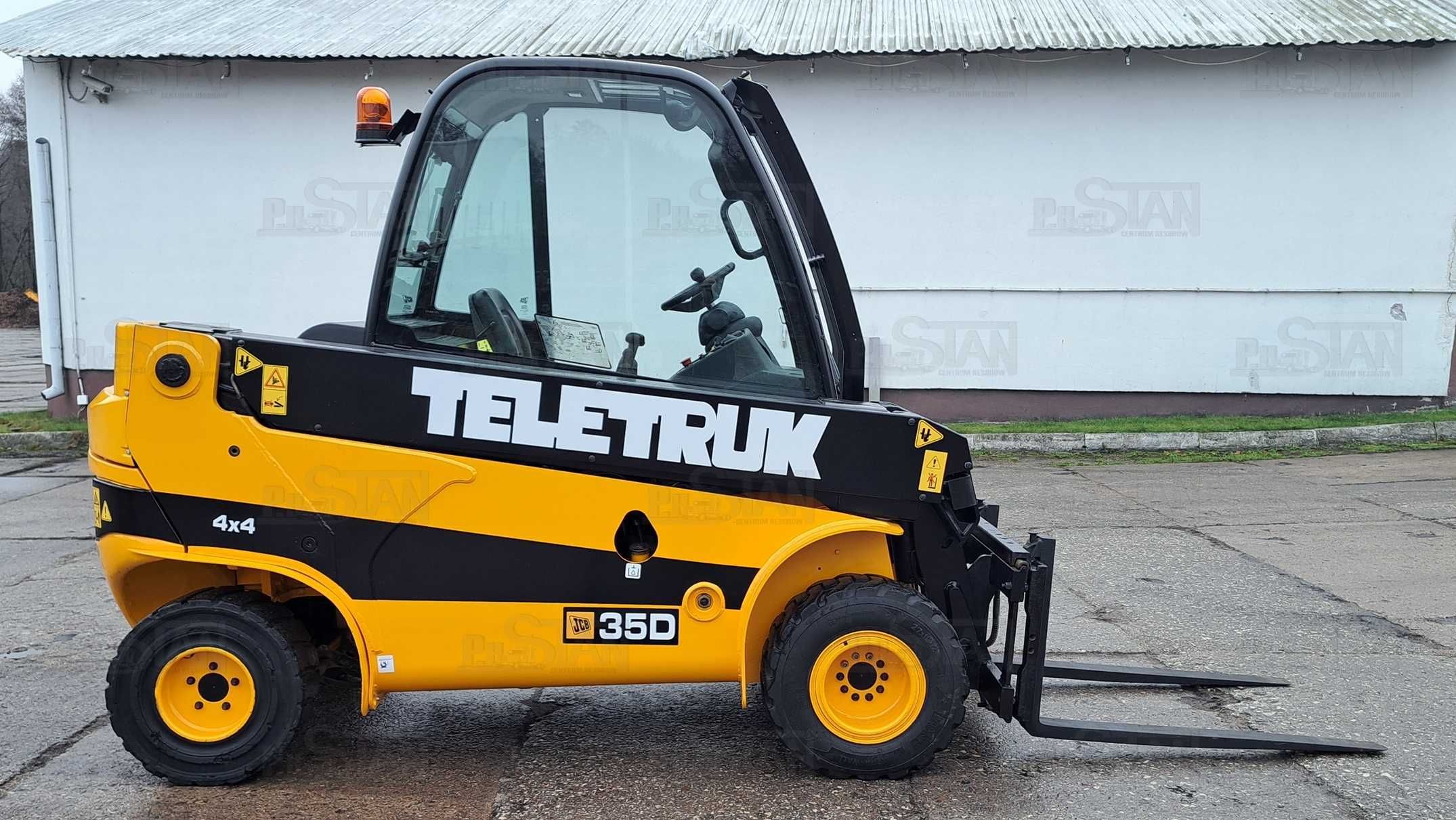 Wózek widłowy teleskopowy JCB 35 D 2009r.