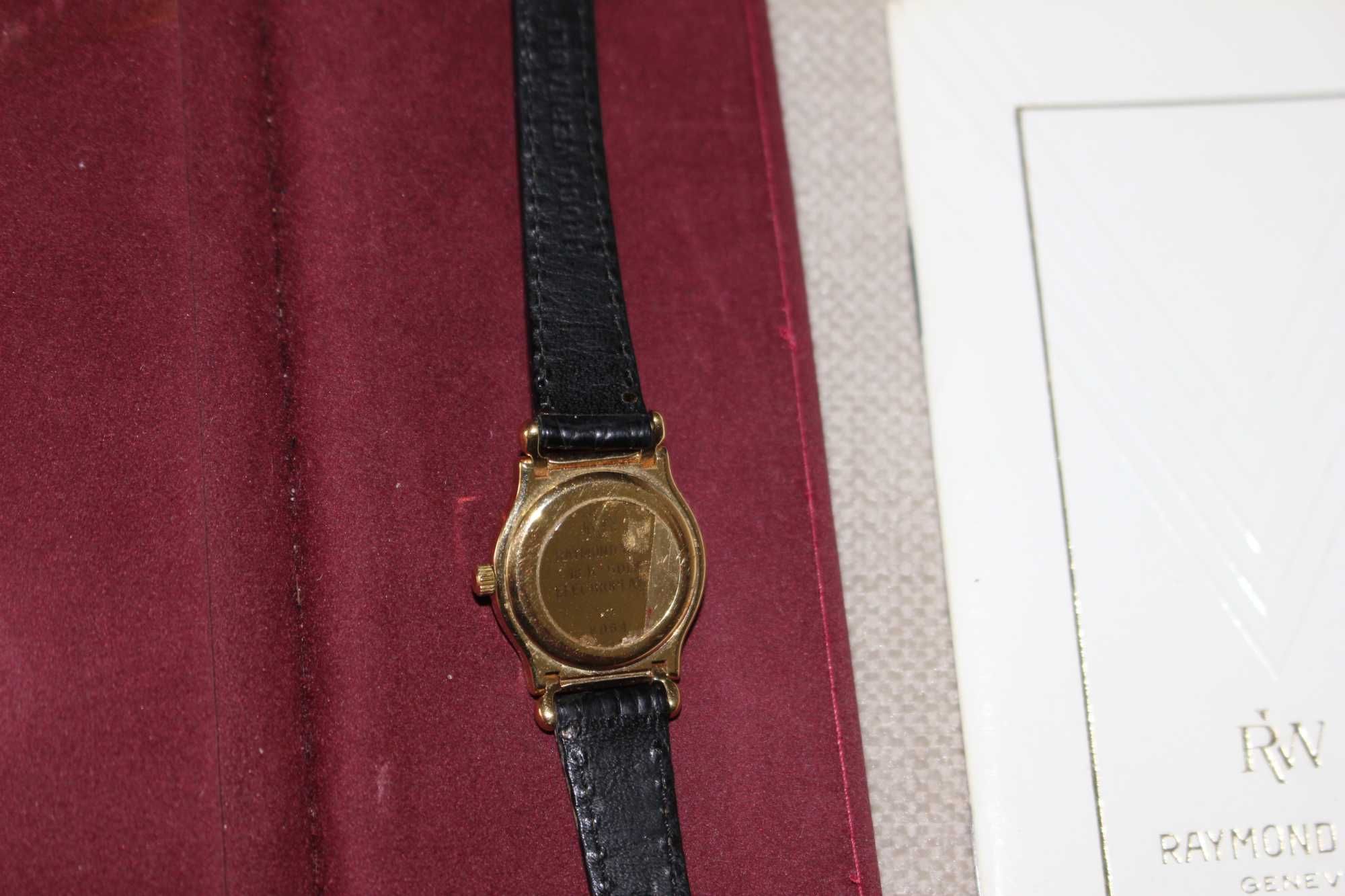 Relógio de senhora Raymond Weil -banho de ouro18 kilates