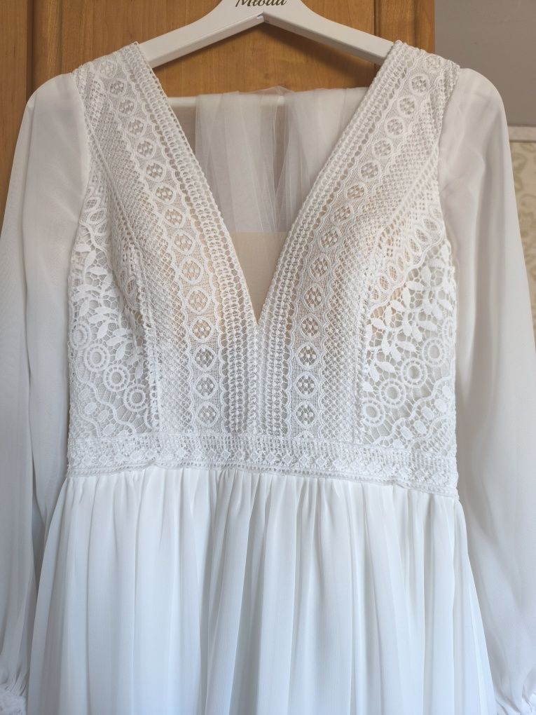 Suknia ślubna boho