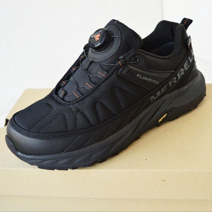 Merrell Flofit Pro чорні термо кросівки водонепроникні зимові мерел