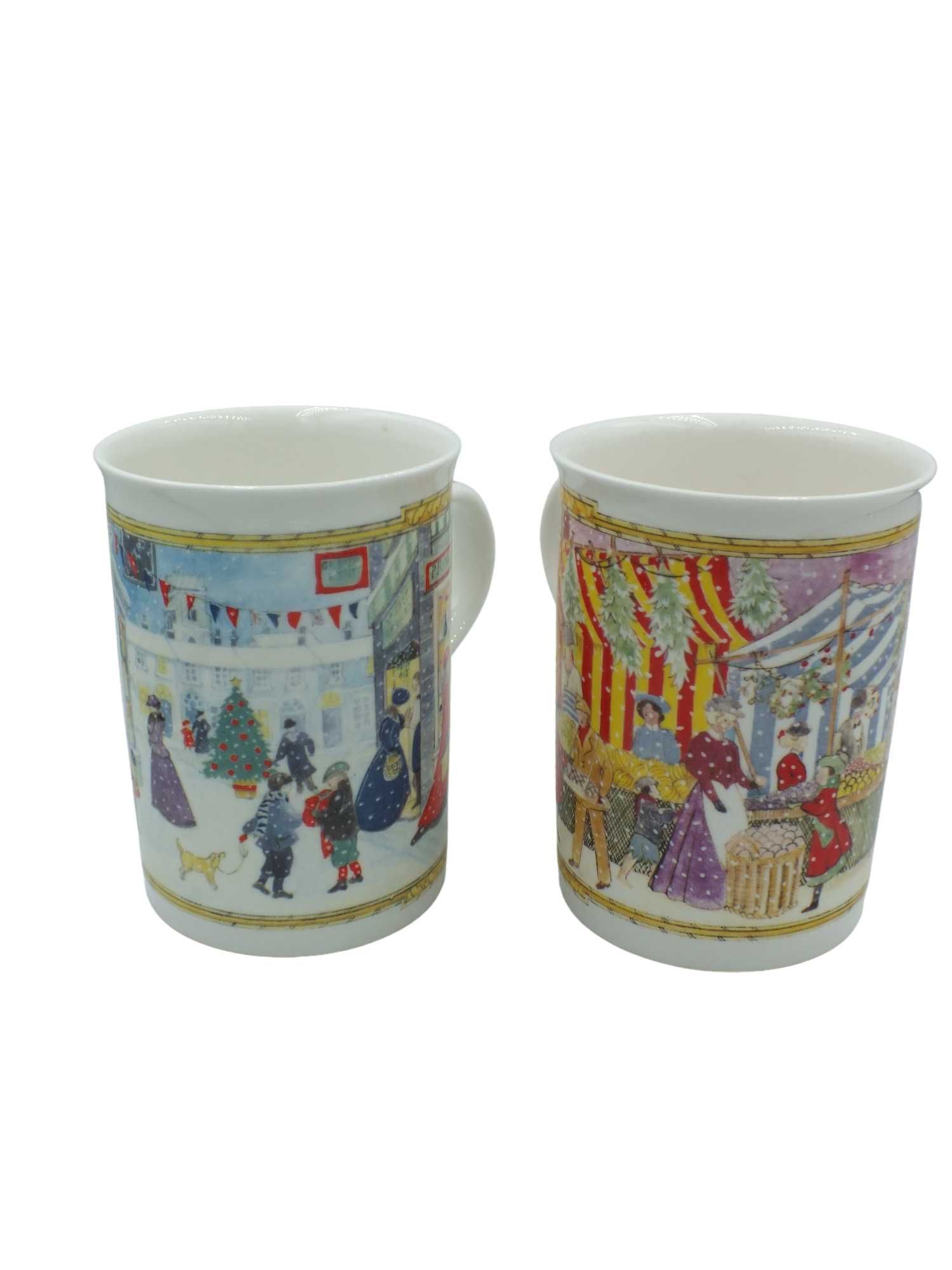 Kubki Fine Bone China motyw świąteczny boże narodzenie B093002