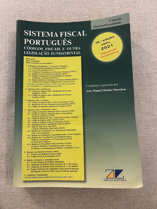 Livro Sistema Fiscal Português - 18 Edição