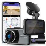 Wideorejestrator 4k kamera samochodowa przód tył Wi‑Fi, GPS 4K UltraHD