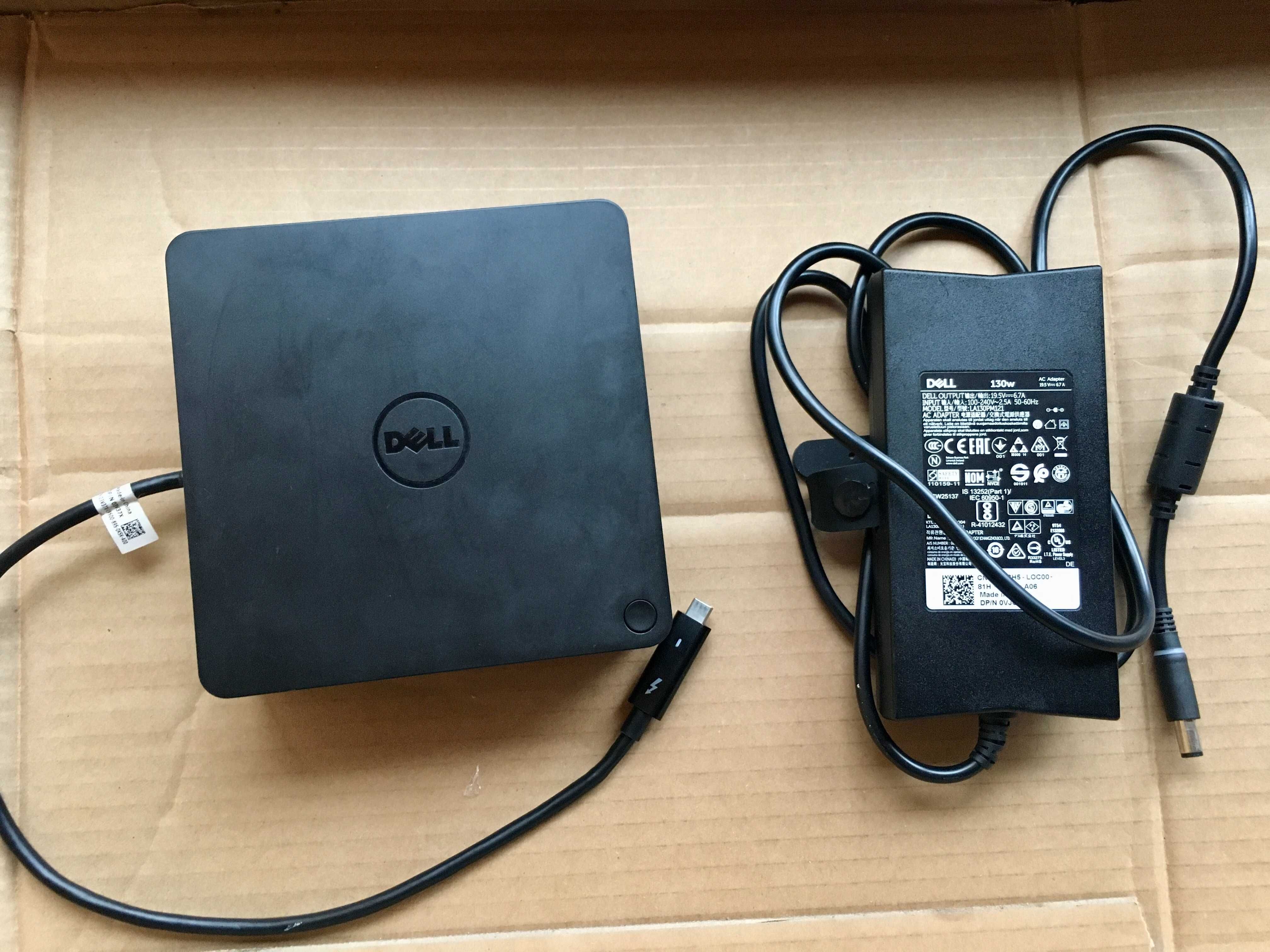 Док-станция Порт-репликатор Dell TB16 K16A на 3 монитора 2к 4к XPS