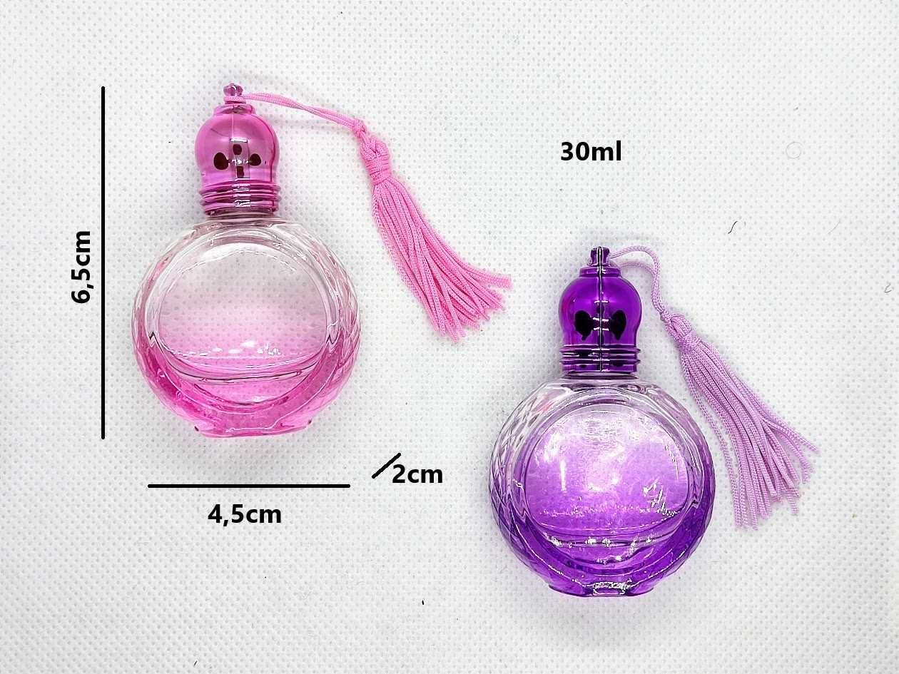 Frasco de perfume roll-on viagem portátil recarregável