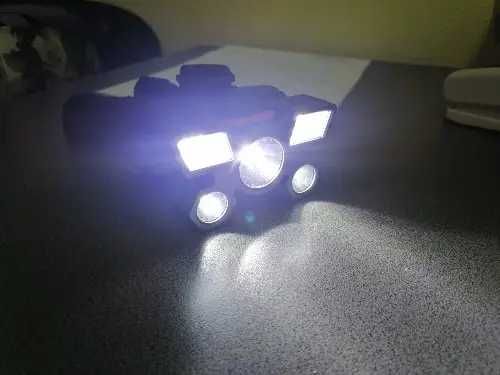 Аккумуляторный налобный фонарь фонарик с USB зарядкой налобник